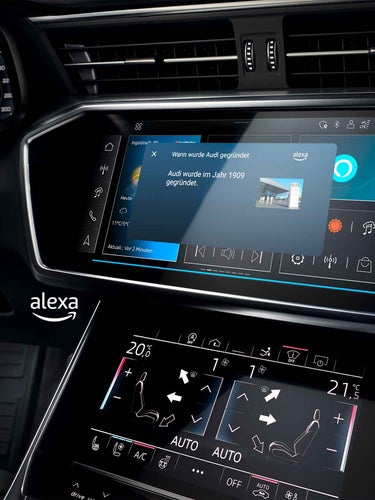 Foto de la tienda de aplicaciones de Audi.