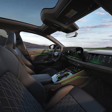 Foto del confort interior del Audi A6 Avant e-hybrid. 