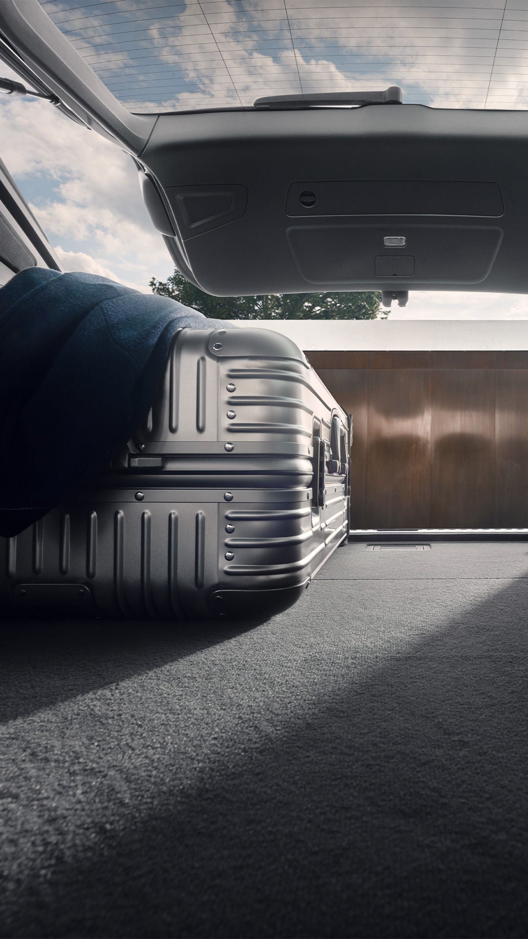 Foto del maletero de un Audi S6 Avant TDI.