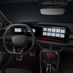 Pantalla panorámica del Audi S3 Sedan.