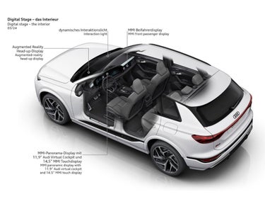 “The digital stage with the new display and operating concept and networked interior.”