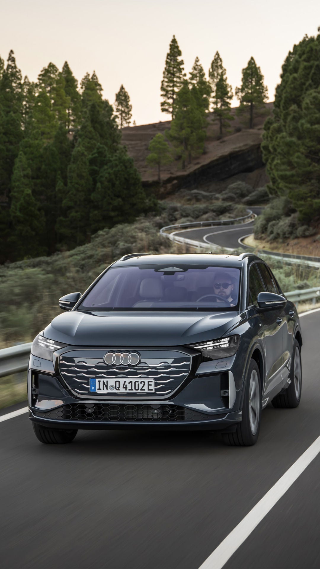 The new Audi Q4 e-tron SUV and Sportback