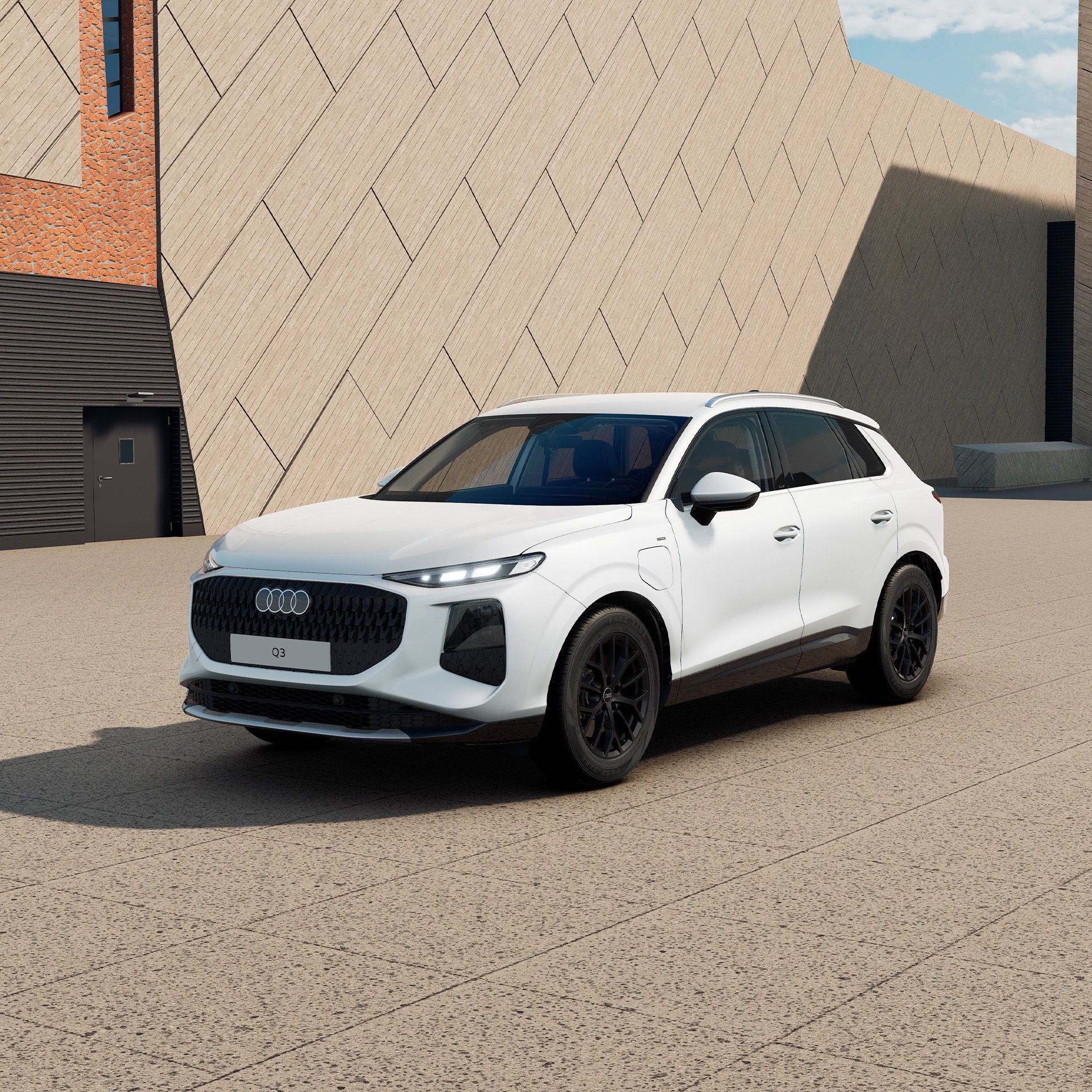 Weißer Q3 SUV e-hybrid
