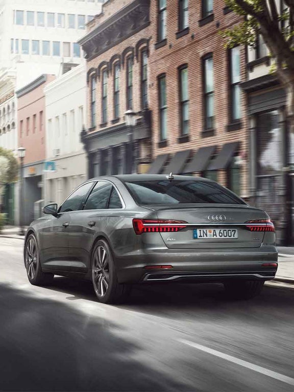 Rear view Audi A6 Sedan