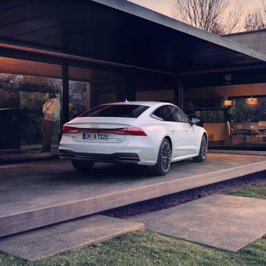 Rear view Audi A7 Sportback TFSI e