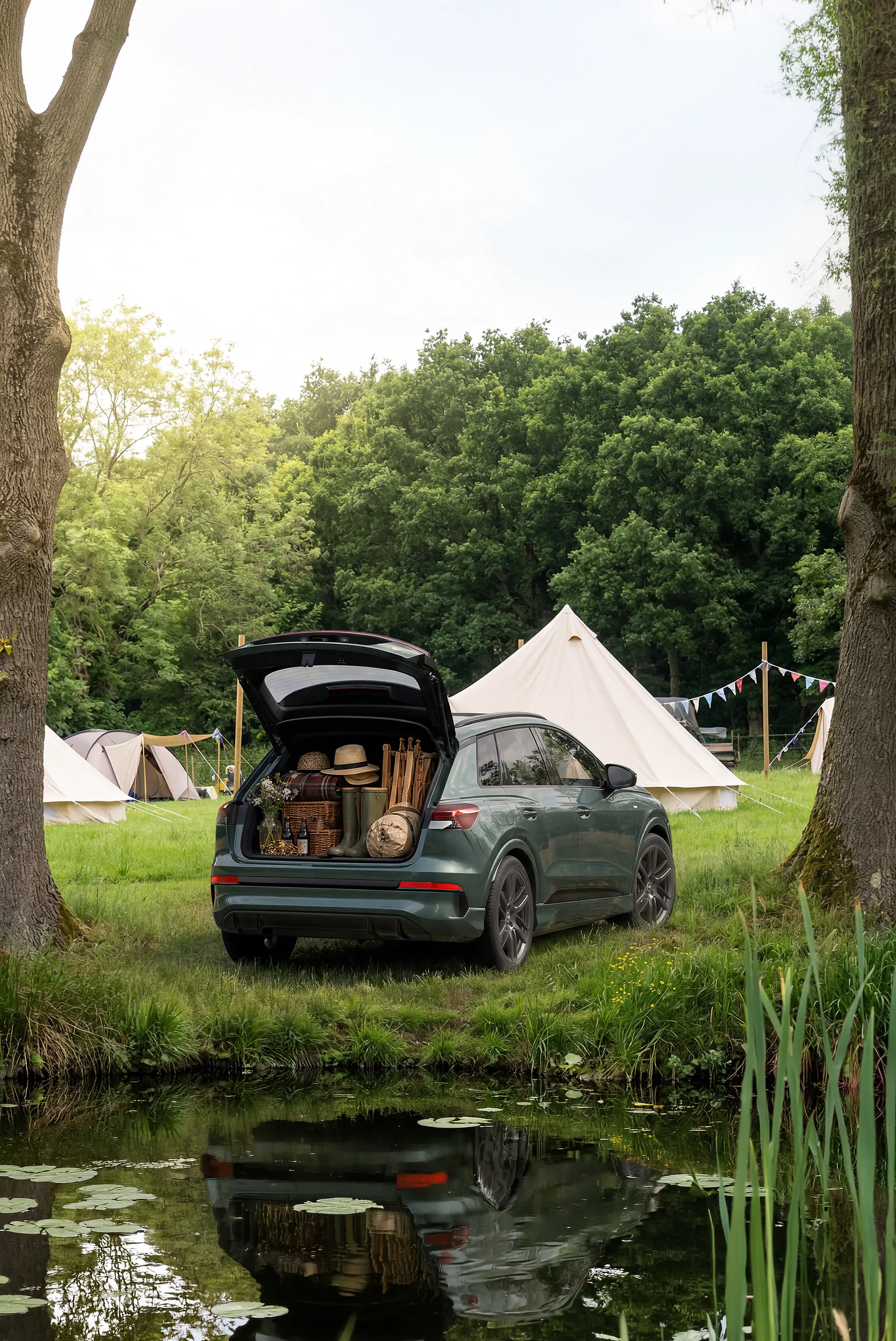 Q4 SUV e-tron at Wilderness