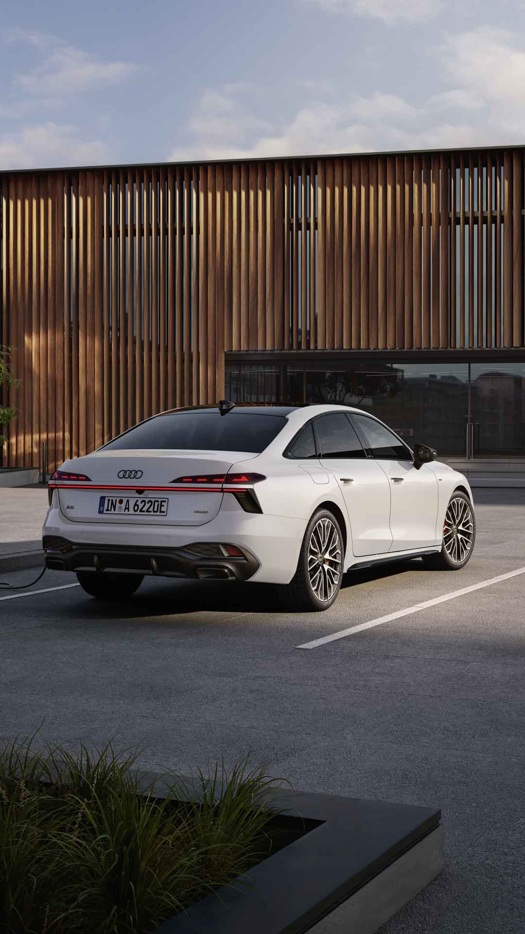 Foto del Audi A6 e-hybrid. 