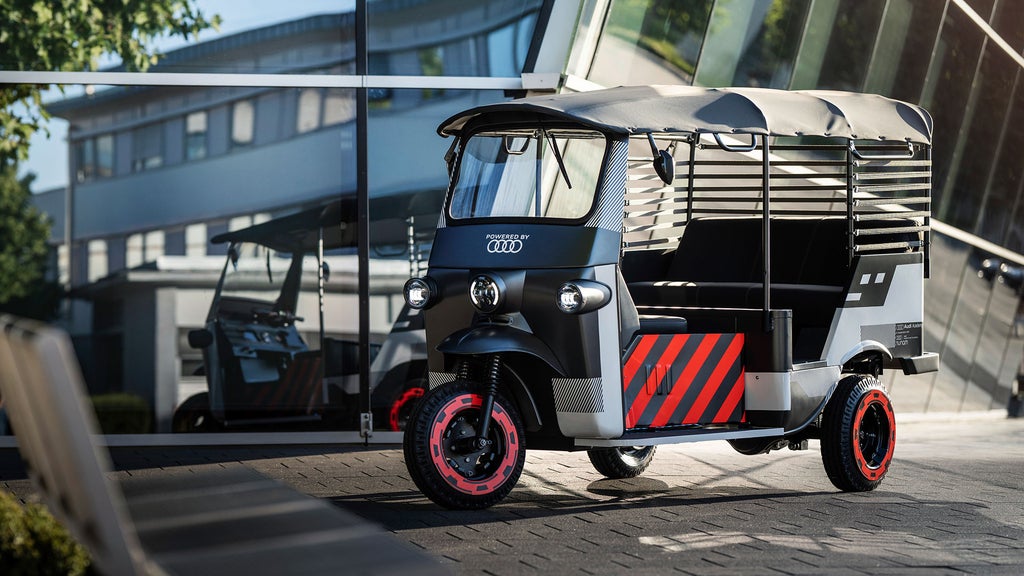 Gerecyclede batterijen en elektrische riksja’s