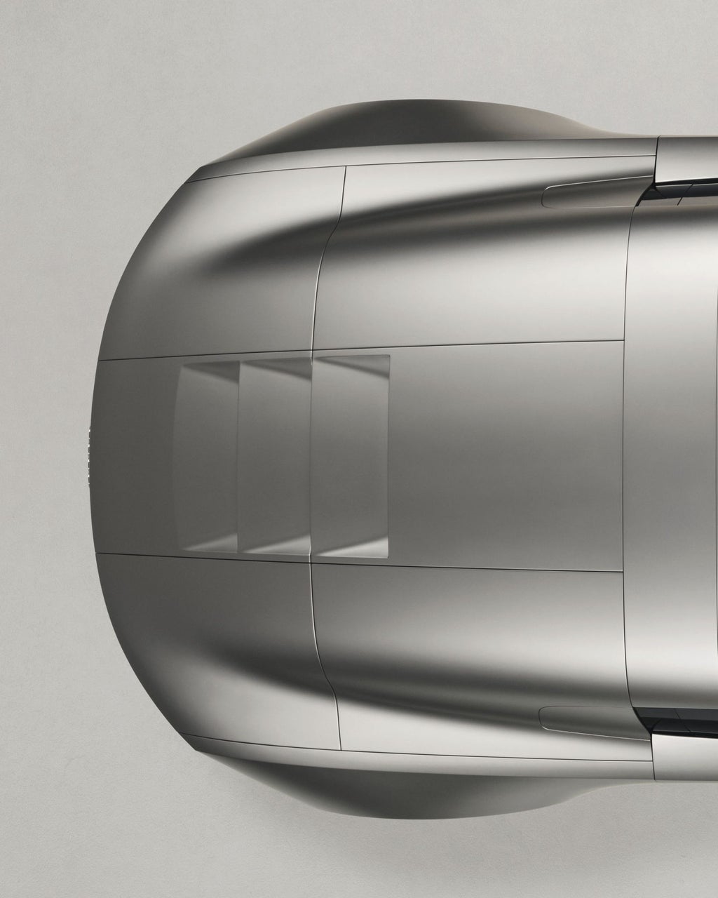 Close up top view of the new Audi Concept C.