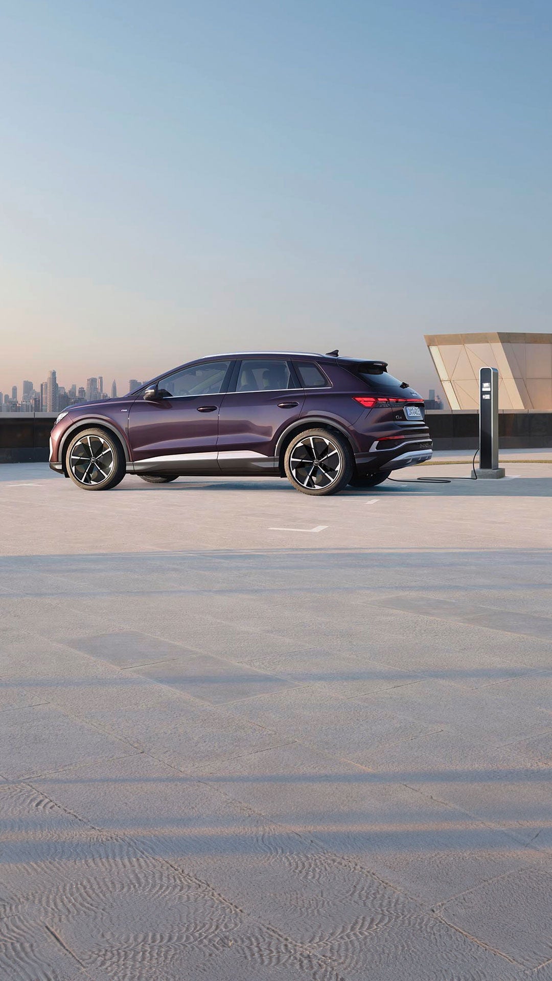 Foto del interior del Audi Q4 e-tron
