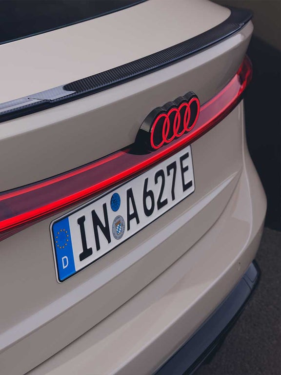 Audi A6 Sportback e-tron rear