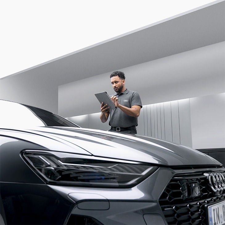 Foto de la lista de mantenimiento de las revisiones de mantenimiento Audi. 