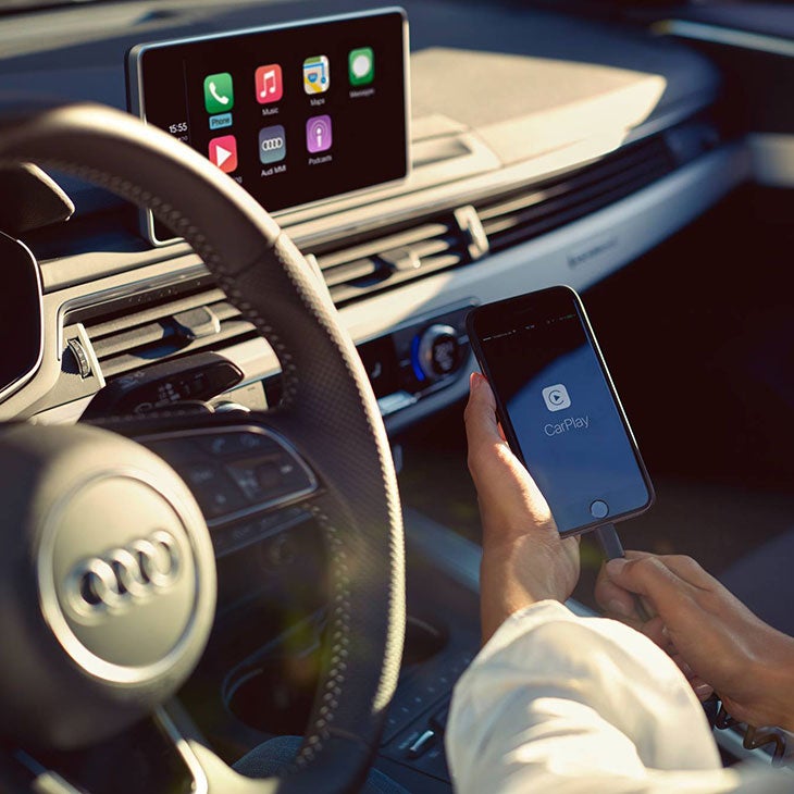 Met de Audi smartphone interface gebruikt u telefoonapps via het infotainmentsysteem van uw auto. 