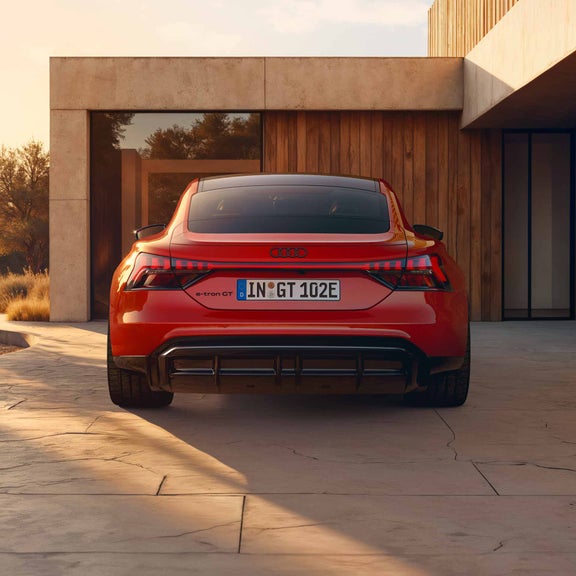 Audi e-tron GT quattro Heckansicht