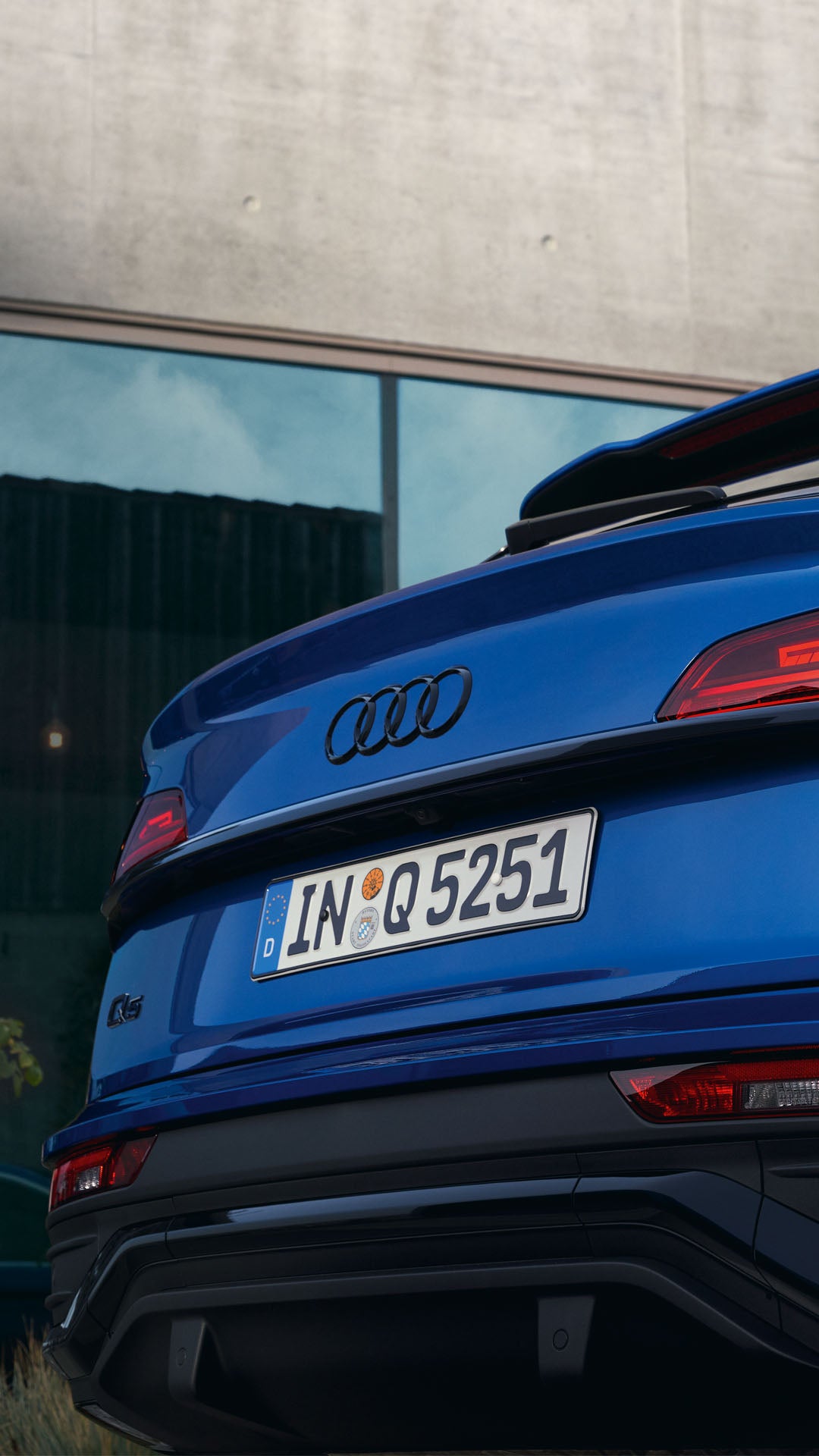 Audi Q5 Sportback Heckansicht 