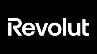A picture showing the logo of Revolut.