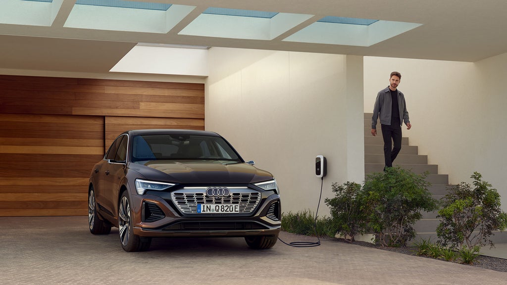 Slim energie verbruiken en uw Audi opladen