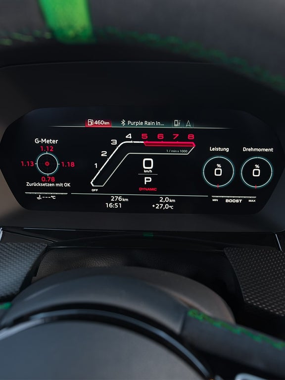 Audi RS 3 Sedan Virtual cockpit