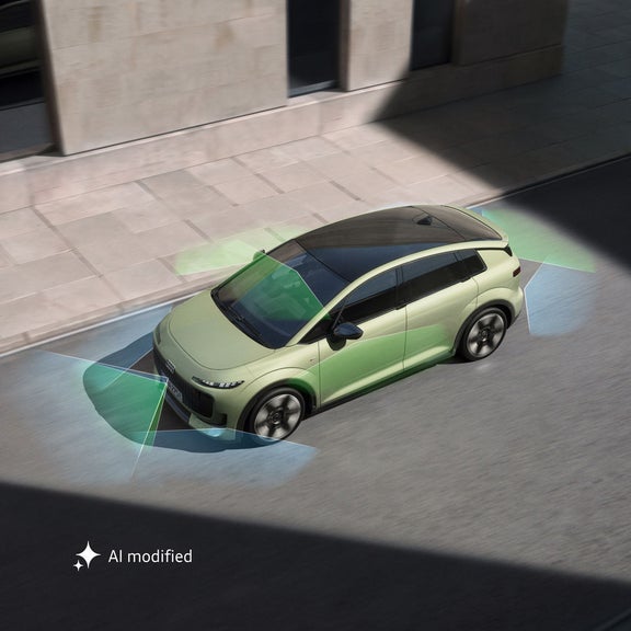Sistemas de asistencia del Audi A2 e-tron. 