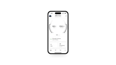 Dashboard of myAudi App