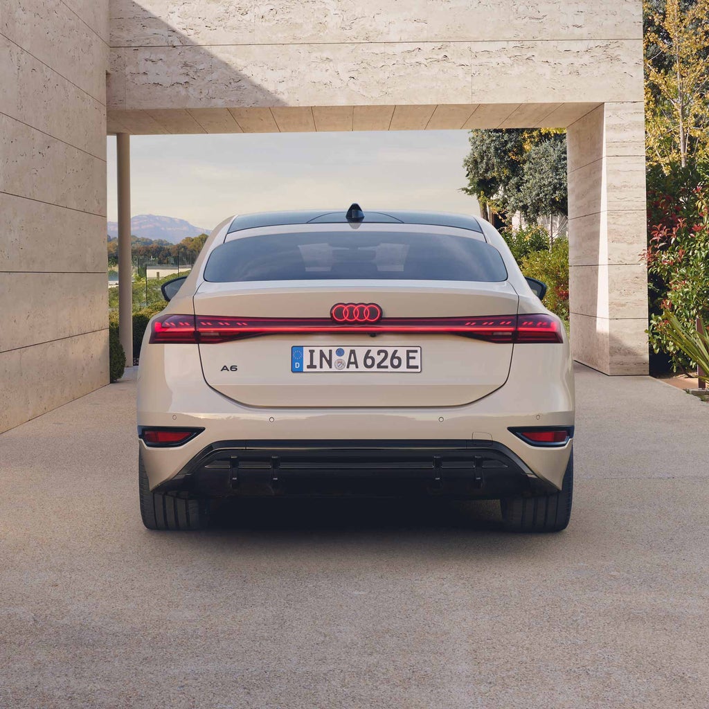 Audi A6 Sportback e-tron achterkant
