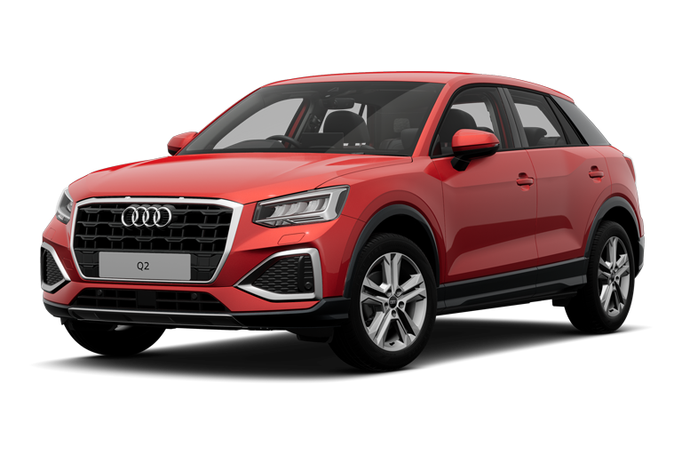 Red Audi Q2 Sport 30 TFSI render