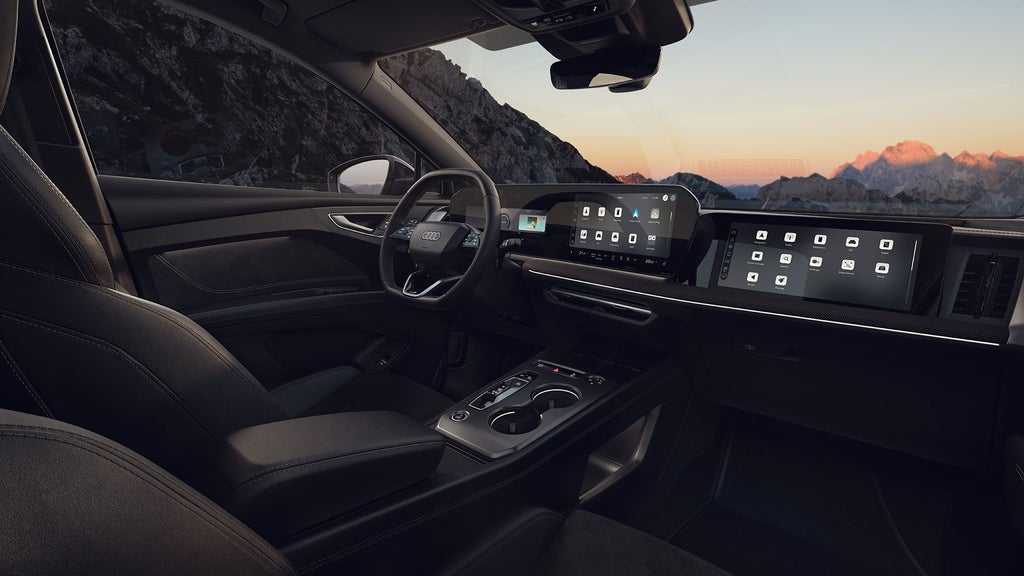 Interiør på nye Audi Q4 e-tron