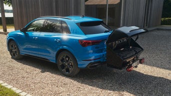 Trekhaakkoffer met Audi ringen