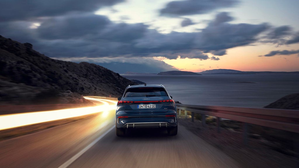 Foto de la autonomía de un coche eléctrico.  