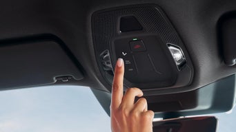 Service-Call-Taste in einem Audi