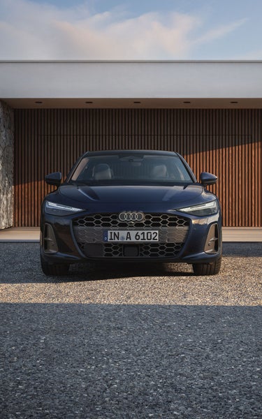 Front view of the Audi A6 Sedan