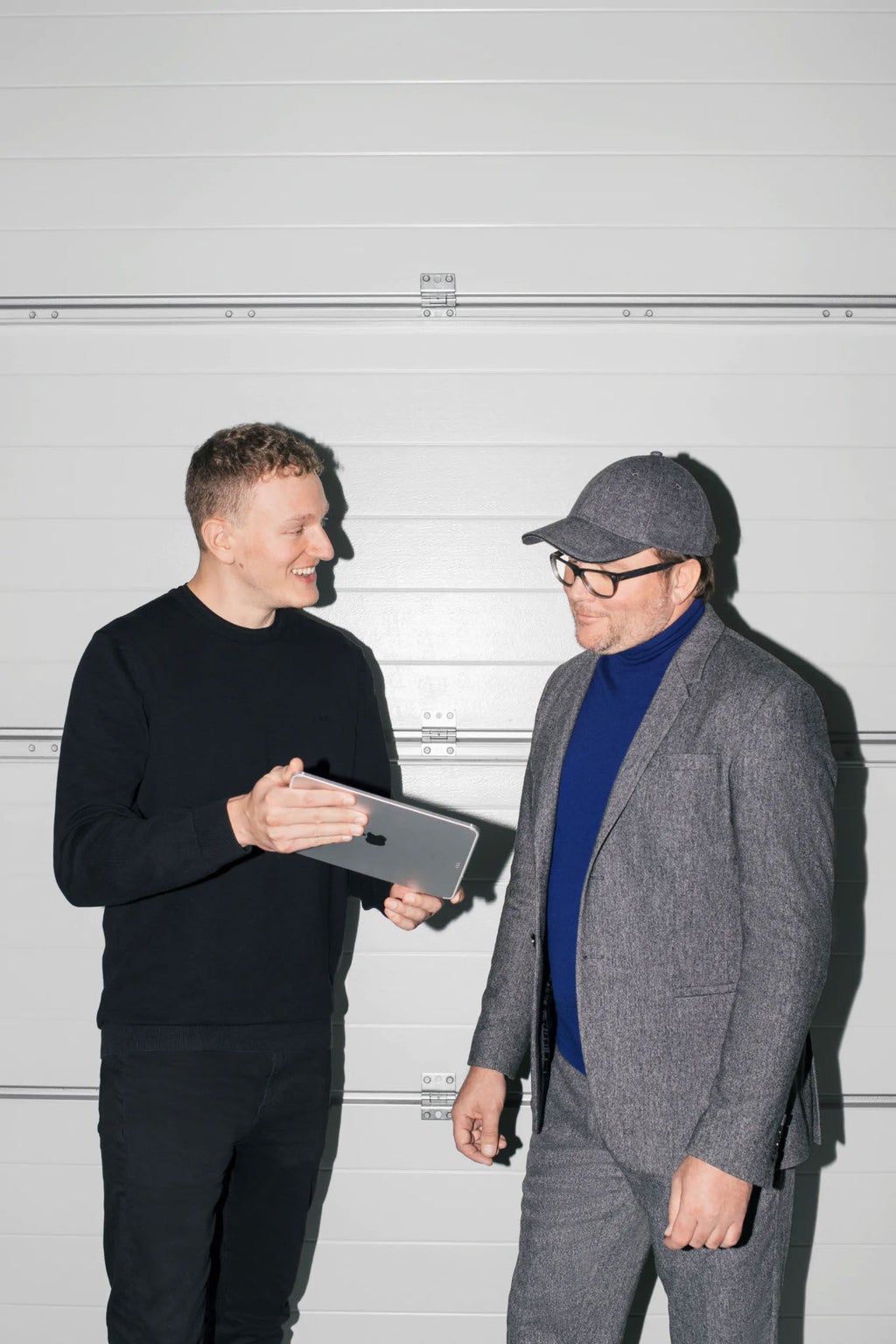 Audi designers Ramon Bäurle and Mattijs van Tuijl.