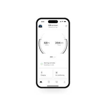 Dashboard myAudi App