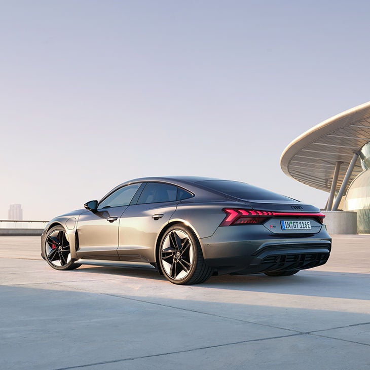 Audi RS e-tron GT vista lateral do aro