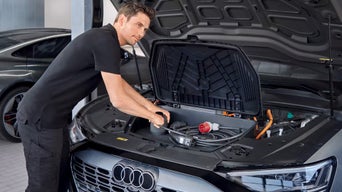 Foto del servicio de mantenimiento de Audi Service.