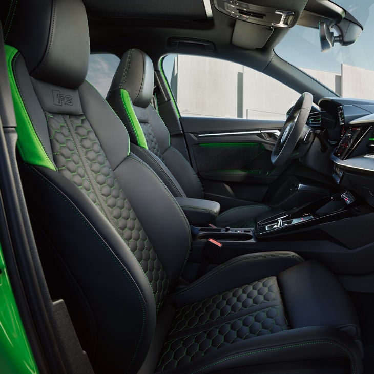 Foto del interior de un Audi RS
