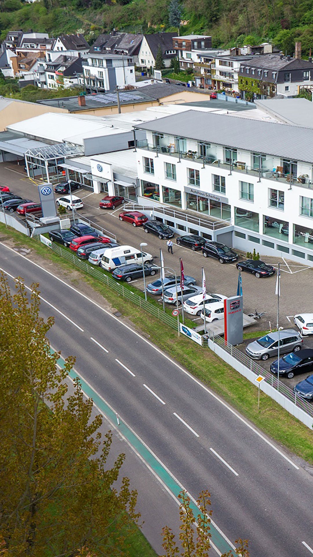 Außenansicht Autohaus Scherhag GmbH