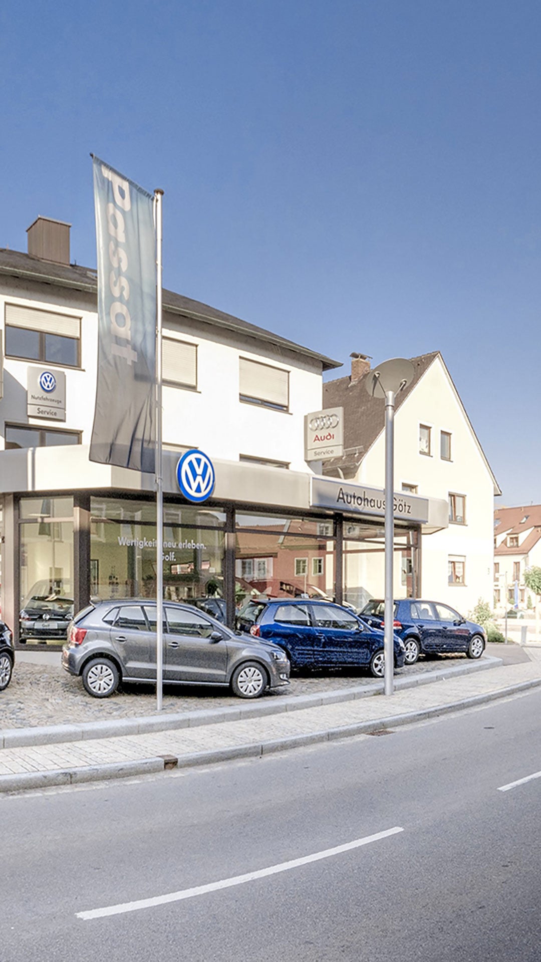 Außenansicht Autohaus Götz Inh. Hildegard Held
