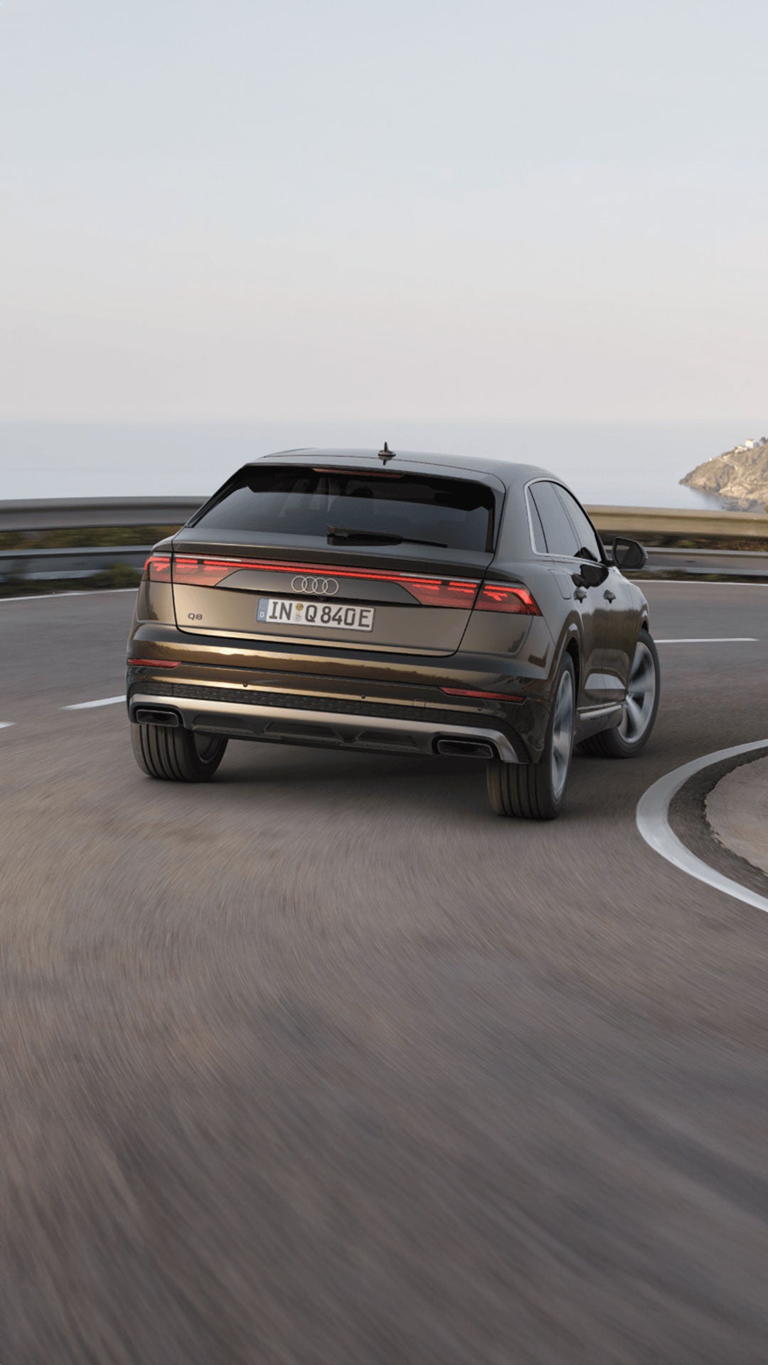 Foto del exterior del Audi Q8 TFSIe
