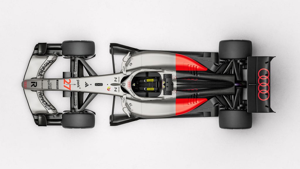Top-down view of the Audi F1® Project.