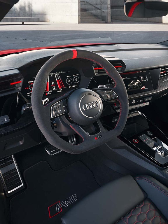 Cockpit view Audi RS 3 Sedan