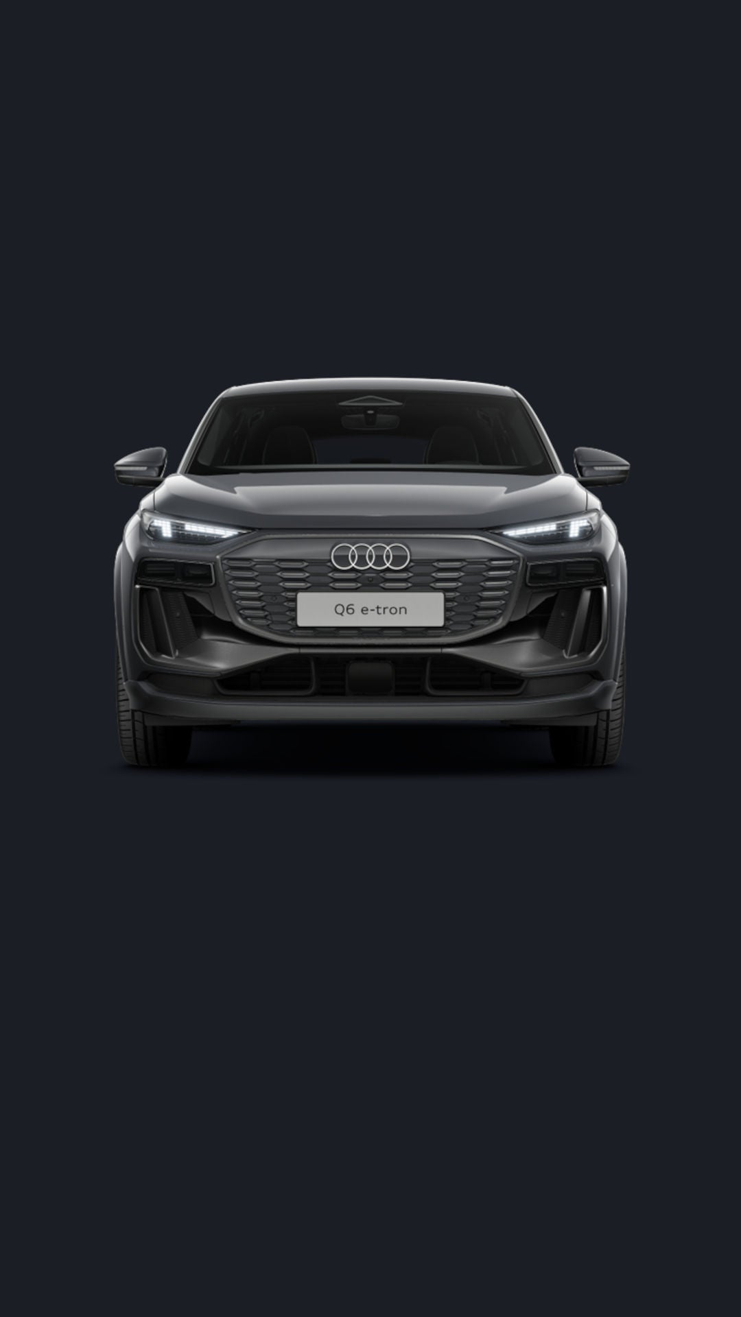 Zijaanzicht Q6 Sportback e-tron