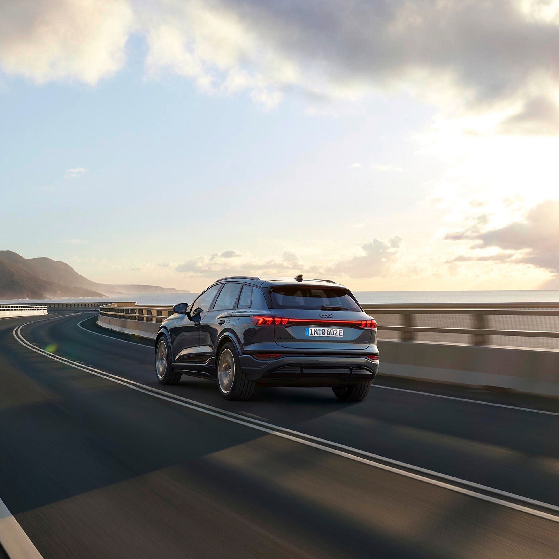 Motor de un Audi Q6 e-tron de segunda mano. 