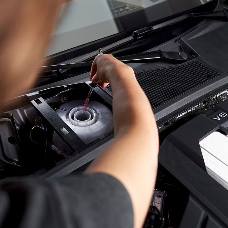 Foto de la lista de mantenimiento de las revisiones de mantenimiento Audi. 