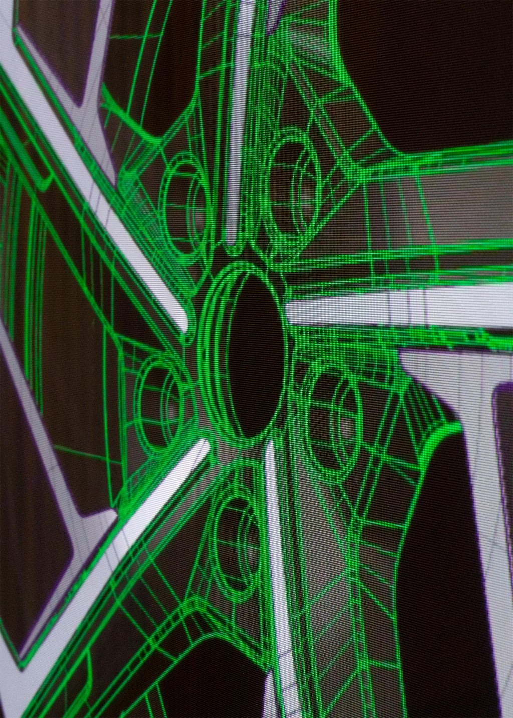 Animation technique des rayons de la roue Audi e-tron GT quattro.