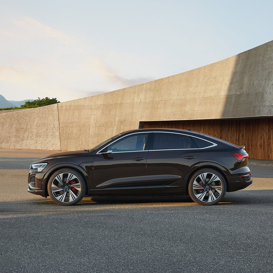 Seitenansicht Audi Q8 Sportback e-tron