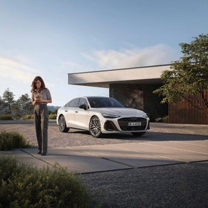 Diseño elegante de un Audi sedan. 