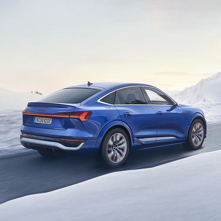 Foto de los neumáticos de inverno de Audi. 