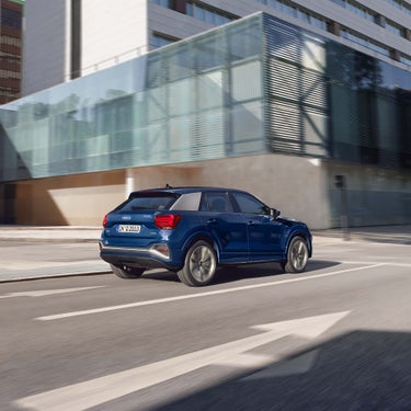 Side rear view of the Q2