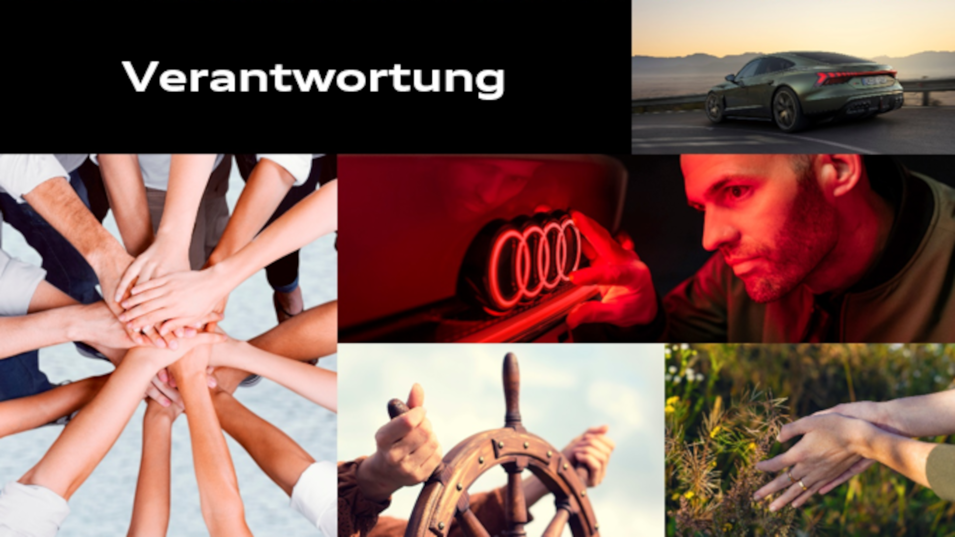 Bildercollage zum Thema Verantwortung